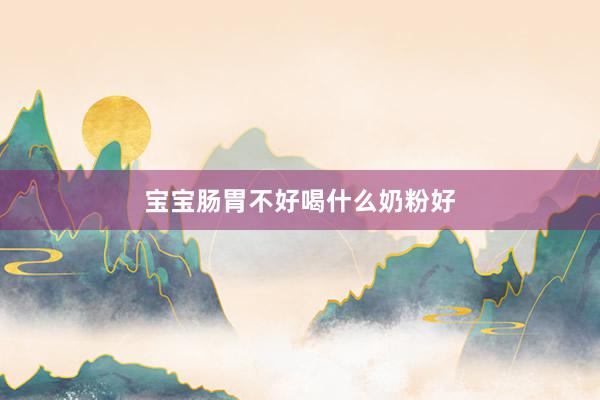 宝宝肠胃不好喝什么奶粉好